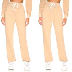 Revolve Sweatpants Tularosa The Benny Jogger Cream Organic Cotton Sz M NEW $158